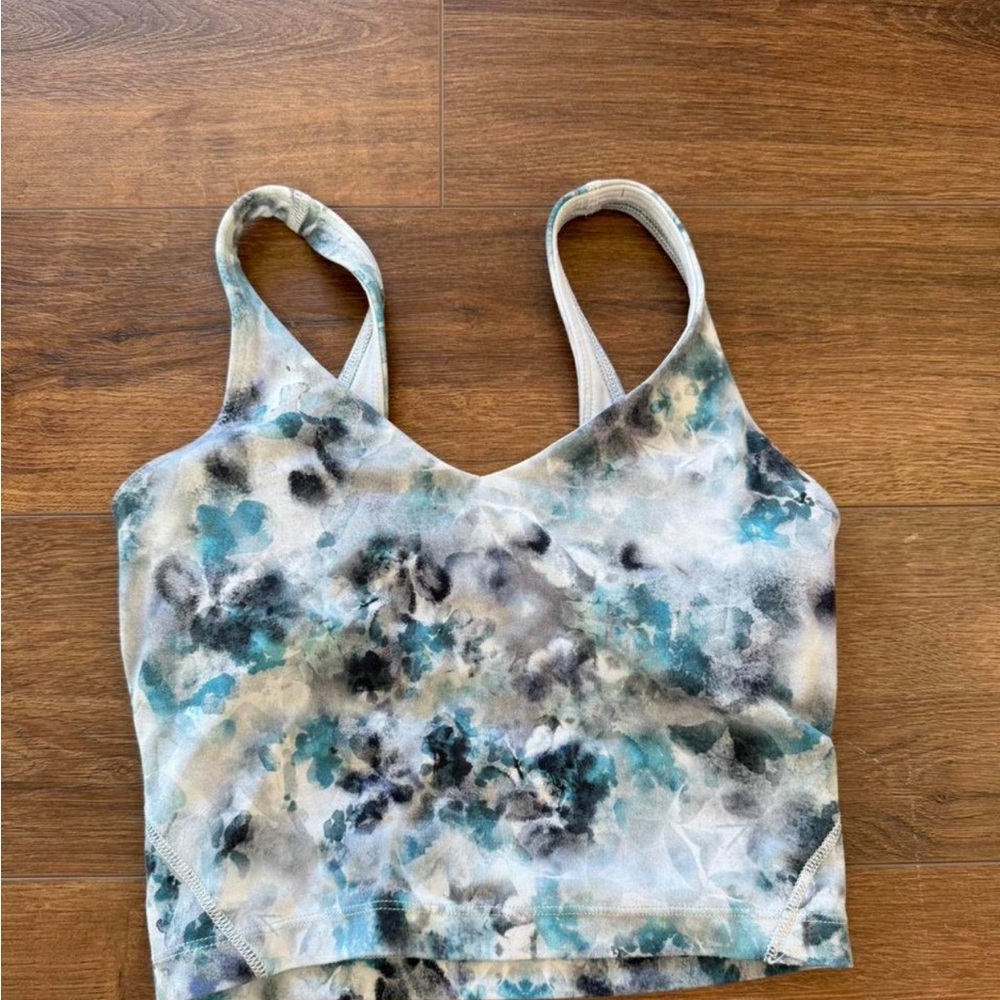 Lululemon Athletica Blue and Black Align Tank Top